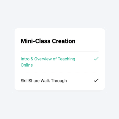Mini Class Creation Videos in Brambila Method