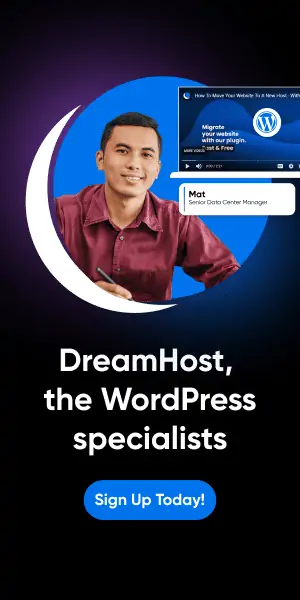 Dreamhost Banner for WordPress