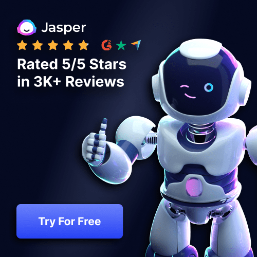 Jasper AI Ranked 5 Stars