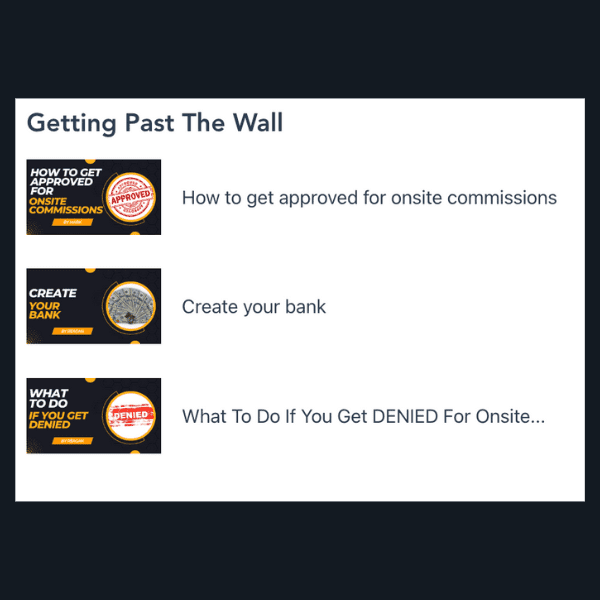 Getting Past The Wall