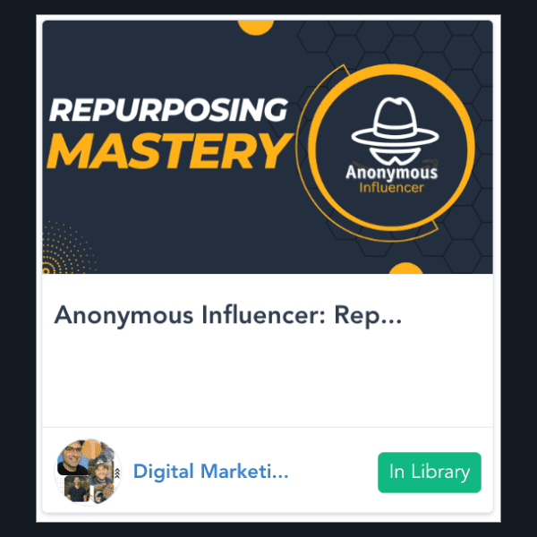 Repurposing Mastery